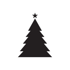 Obraz premium Crossed Holly Leaves Silhouette Icon