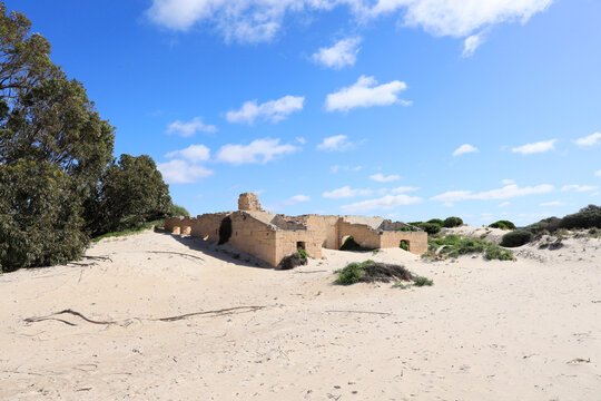 Ruins of the Eucla Telegraph station. Nullarbor Plain. Australia.