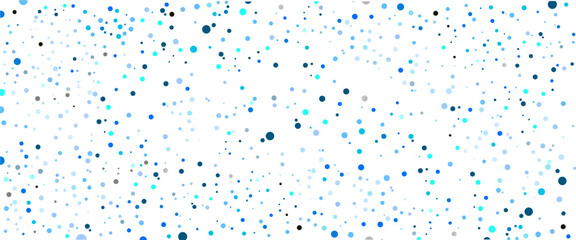 Vector layout with Light blue circle shapes. Blurred decorative design in abstract style with bubbles design.