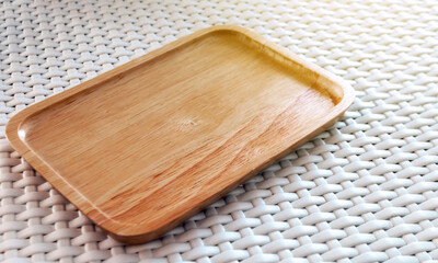 Tip tray, Versatile rectangular wooden tray suitable for holding cups, serving food, placing drinks, or using as a tip tray. Ideal for food and lifestyle concepts