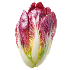 Vibrant red and green leafy vegetable