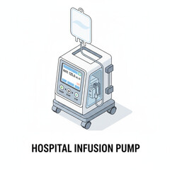 Fototapeta premium hospital infusion pump