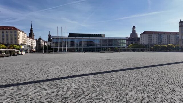 Altmarkt, Dresden&rsquo;s central and oldest square, located in the heart of the city. 