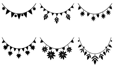 Charming decorative bunting for celebratory events, festive garland banners perfect for joyful occasions, whimsical hanging decorations for parties
