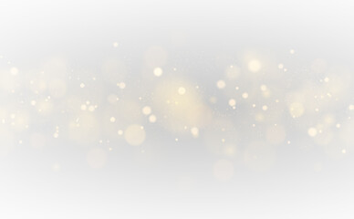 A vibrant gold shimmer spreads in a soft glittering haze. Delicate sparkles drift gently across the transparent field. The effect adds warm radiant charm.PNG © Ole moda