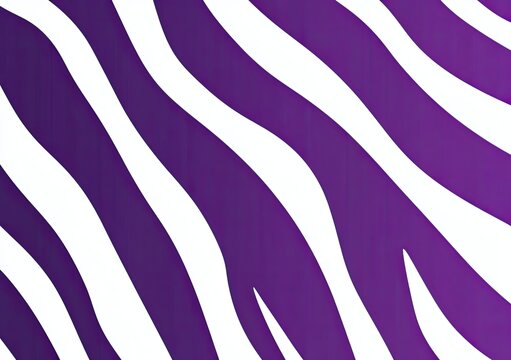 A vector graphic design with a purple and white background, featuring purple stripes
