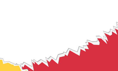 abstract torn paper ripped border banner blank illustration