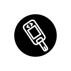 Glucometer Glyph Icon