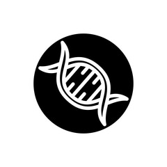 DNA Glyph Icon