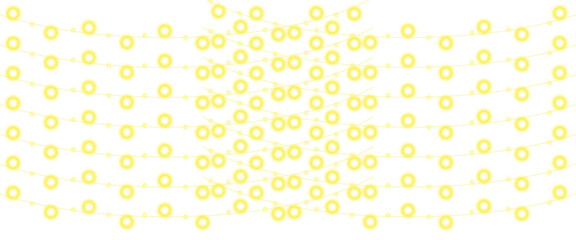 Banner, border, background, birthday, chain, celebration, glowing lights ,event stage party celebration glow glowing shine, transparent background