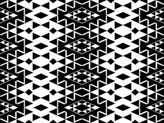 Ethnic seamless, Native patterns with simple shapes. Tribal and ethnic fabrics. Simple geometric pattern elements are best used in design, textile printing.