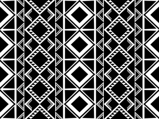 Ethnic seamless, Native patterns with simple shapes. Tribal and ethnic fabrics. Simple geometric pattern elements are best used in design, textile printing.