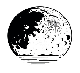 vector illustration of an apple