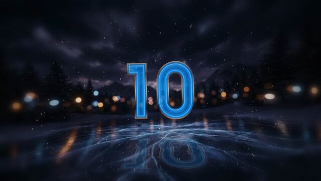Frosty Winter Countdown Intro