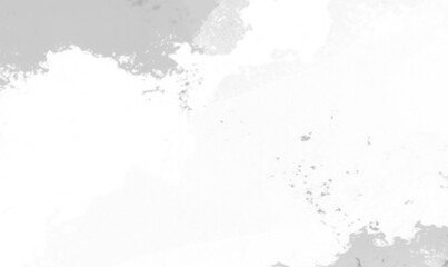 Abstract grey watercolor brush strokes and splatters with a textured artistic feel isolated on transparent background