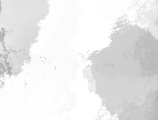 Abstract watercolor splash texture with subtle grey tones and a delicate artistic feel isolated on transparent background