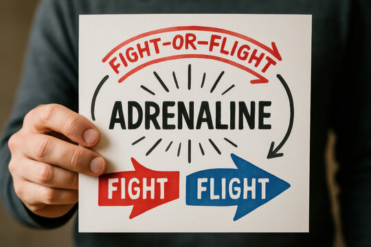 Adrenaline is powerful hormone that triggers fight or flight response in medical situations, preparing body for action and enhancing survival