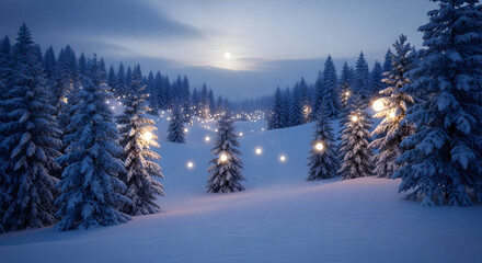 beautiful christmas balls banner'Red christmas glitter background with stars'Christmas winter blurred background'flat lay with pine tree branches with red and golden christmas balls isolated on red'