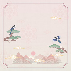 Korean New Year 2026 Celebration with Magpies