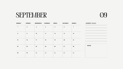 2026 calendar design with eps and jpeg