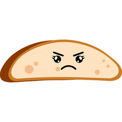 Cartoon Bread Character
