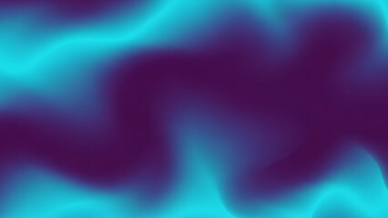 Futuristic Neon Cyan and Dark Purple Abstract Flowing Wave Background Wallpaper Design