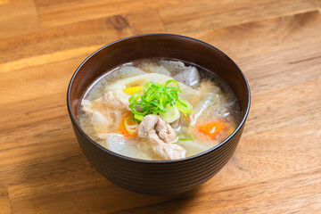 具だくさんの豚汁