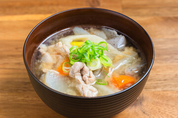 具だくさんの豚汁