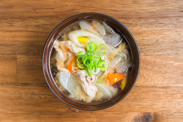 具だくさんの豚汁