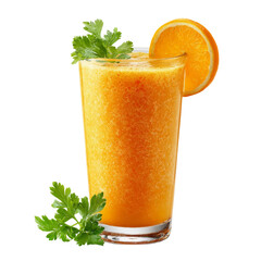  Orange smoothie for health isolated on with white background(1)