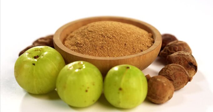 Ayurvedic Triphala churan or trifala powder is an ancient medicine for bowel movement, indigestion