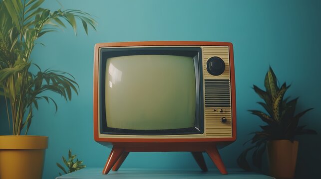 old tv set