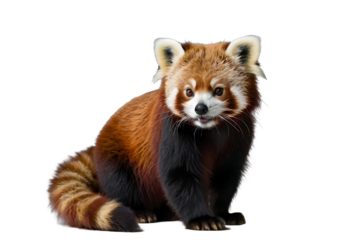  Red Panda Isolated White Background,Transparent PNG