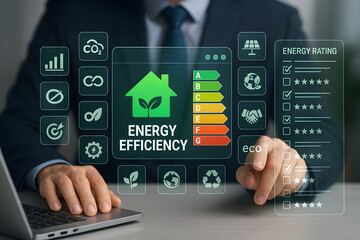 Analyze energy efficiency ratings with modern technology for sustainable homes and eco friendly investment opportunities in a digital future now