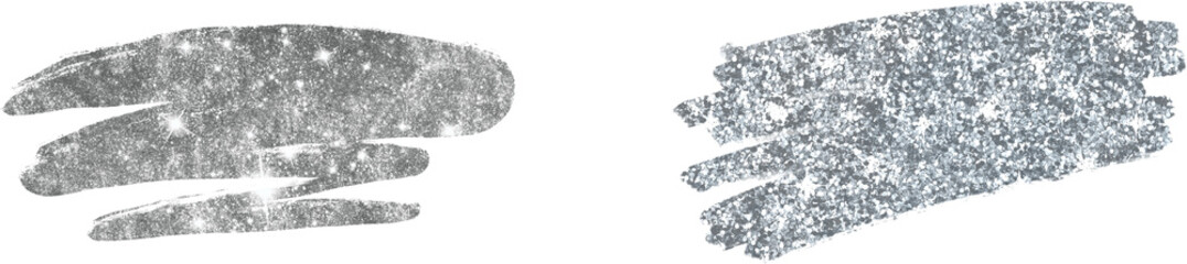 Obraz premium Glitter Splash On White Transparent Background 