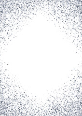 Glitter Frame On White Border Frame Transparent Background 