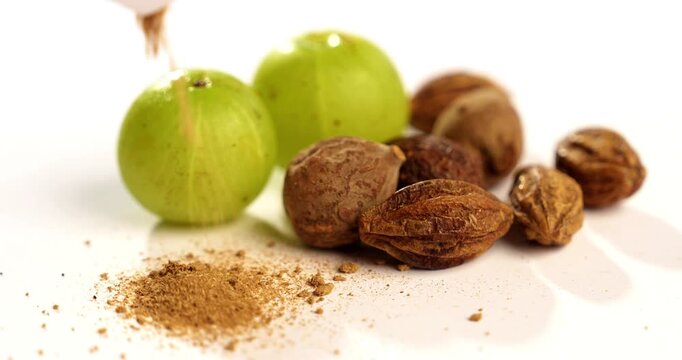 Ayurvedic Triphala churan or trifala powder is an ancient medicine for bowel movement, indigestion