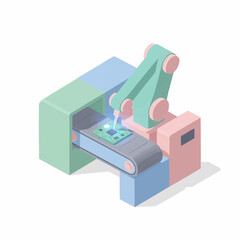 Isometric 3D Robotic Quality Inspection Station