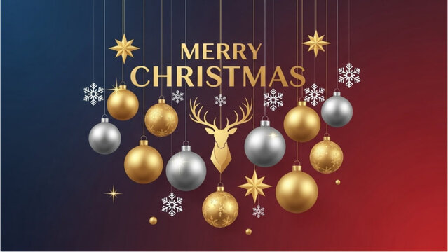 Festive Christmas Ornament Display Golden, Silver, and Sparkling Holiday Decorations