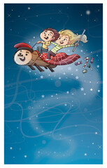 Caga ti&oacute;, a Catalan Christmas tradition, Spain