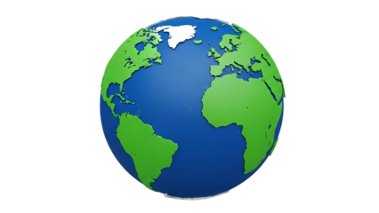 An easter egg creatively designed to resemble planet earth with continents and oceans on a black background