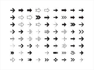 Arrow Icons Collection | Direction Navigation Symbol Set