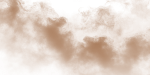 Clouds on white background