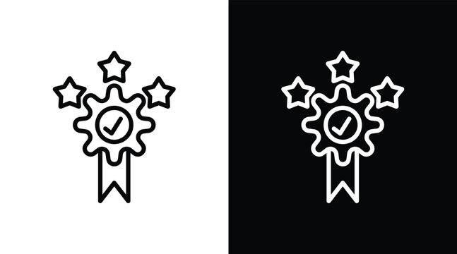 credibility Two-tone version in black and white background