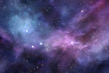 Naklejka premium High definition star field background showcasing vibrant colors and a rich array of stars across an expansive cosmic landscape