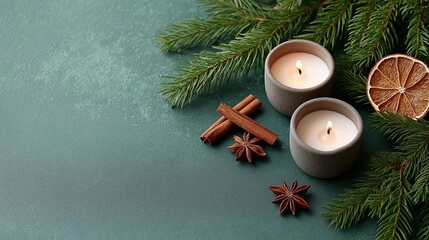 Pine branch background delivering strong holiday decor relevance and winter campaign utility. Commercial asset for Christmas designs, seasonal banners, and festive product promotions