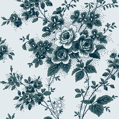abstract floral background with flowers