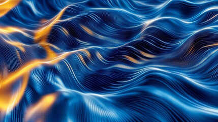 Abstract blue glass network connection background