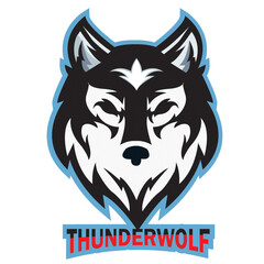 wolf head mascot