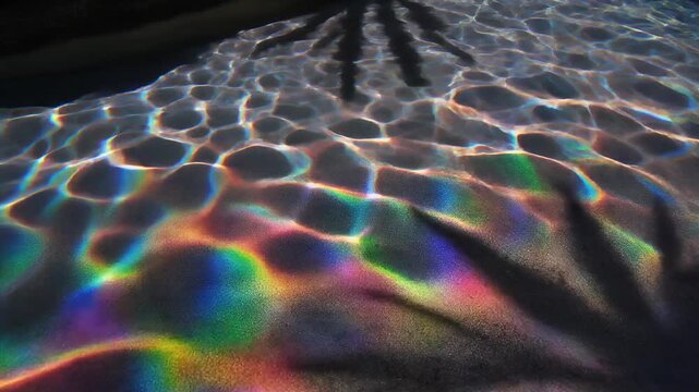 Colorful Tropical Water Caustics &ndash; Psychedelic Summer Loop